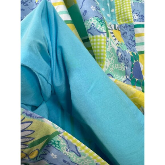 VTG Lily Pulitzer floral spring‎ cottage core halter dress sz M - Picture 7 of 7